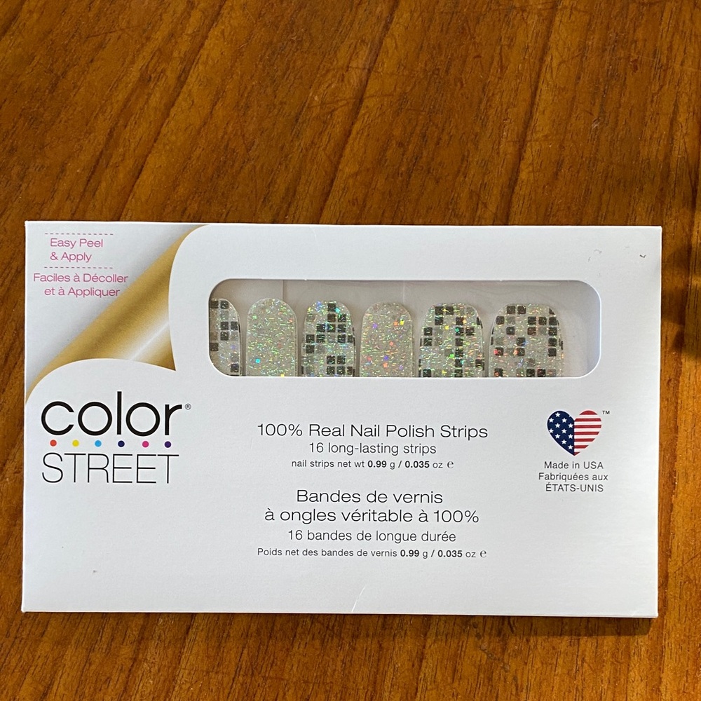 4/$25 Color Street Nail Polish Strips “Frost Byte”. NWT
